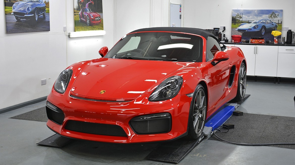 Porsche Boxster Spyder - New Car Detail & Paint Protection Film Installation | Exclusive Car Care 37