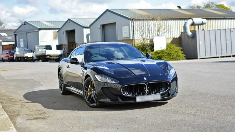 Maserati GranTurismo MC Stradale after a two-stage machine polish and Gtechniq coatings