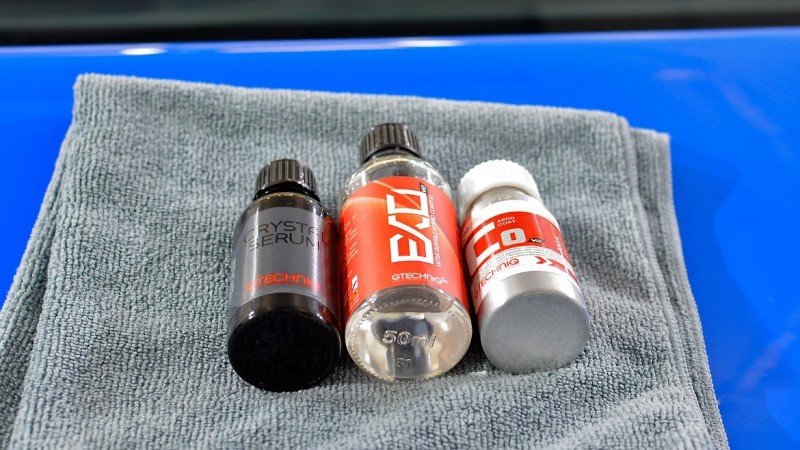 Gtechniq Crystal Serum Black, EXO v2 and C0v2 Aero Coat on the GT3 RS paint