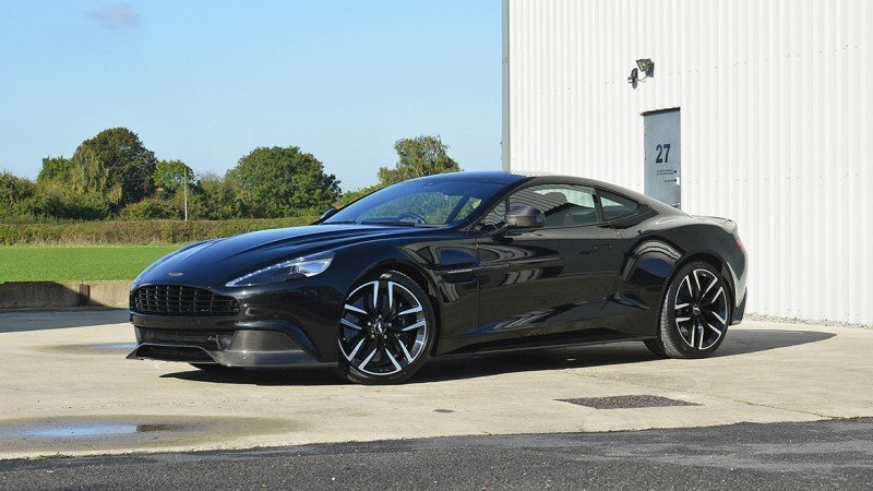 Aston Martin Vanquish Carbon Edition photographed after four days of work