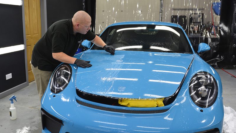 SunTek Ultra PPF & Gtechniq Protection for a Miami Blue Porsche 991.2 GT3 | Exclusive Car Care 12