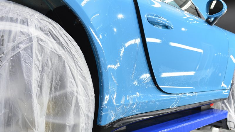 SunTek Ultra PPF & Gtechniq Protection for a Miami Blue Porsche 991.2 GT3 | Exclusive Car Care 14