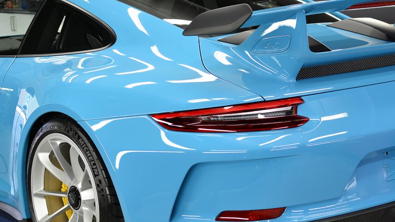 SunTek Ultra PPF & Gtechniq Protection for a Miami Blue Porsche 991.2 GT3 | Exclusive Car Care 26