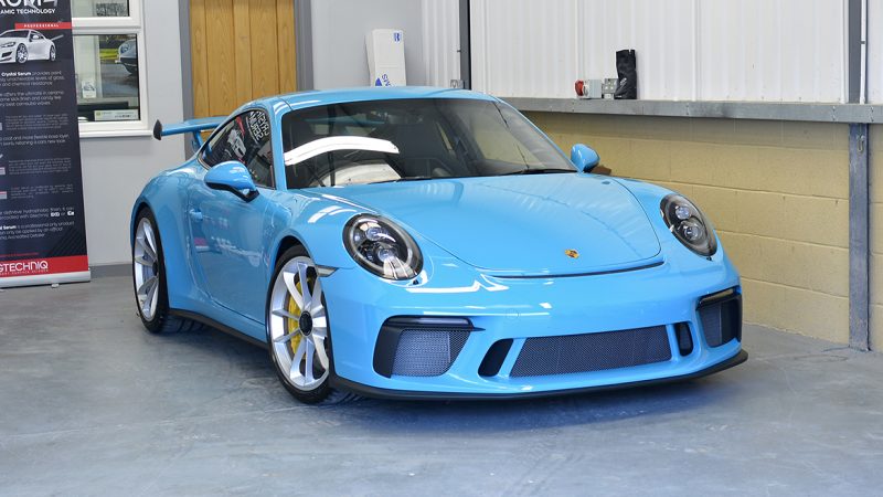 SunTek Ultra PPF & Gtechniq Protection for a Miami Blue Porsche 991.2 GT3 | Exclusive Car Care 28