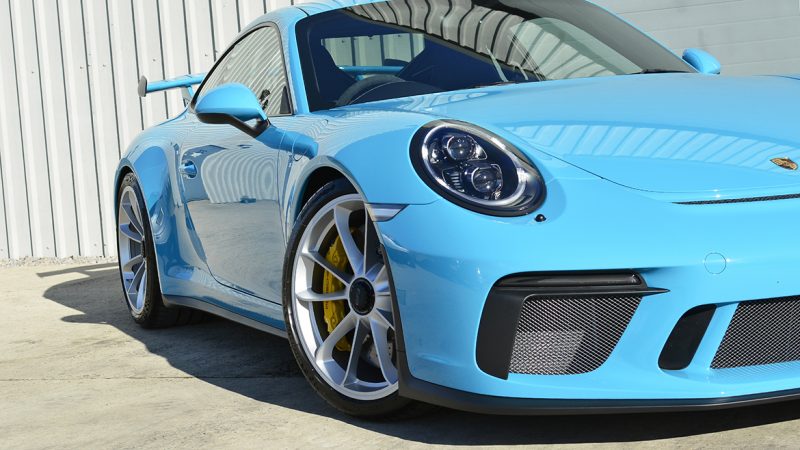 SunTek Ultra PPF & Gtechniq Protection for a Miami Blue Porsche 991.2 GT3 | Exclusive Car Care 36