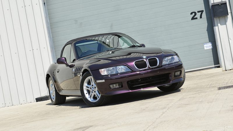 BMW Z3 parked outside our Hilperton unit after paint correction