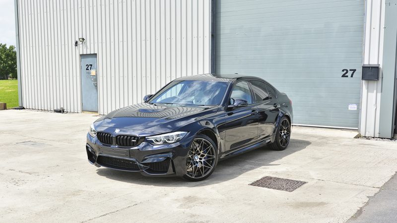 BMW M3 F80 outside our Wiltshire studio after new car protection