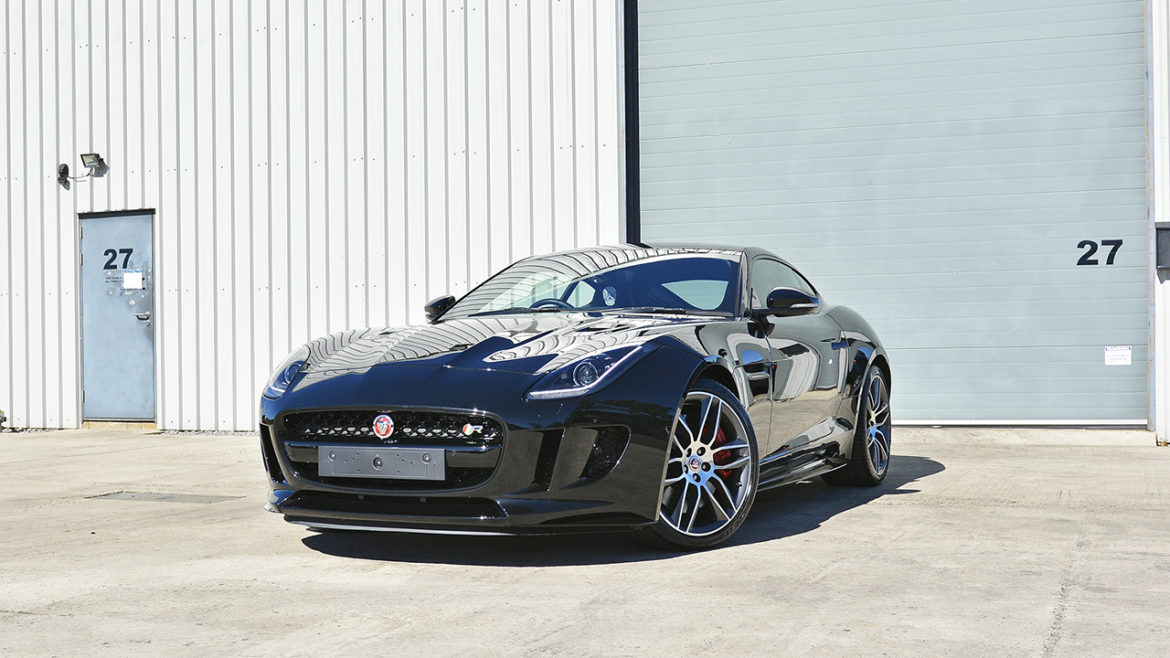 Machine polishing and coating for Jaguar F-Type R