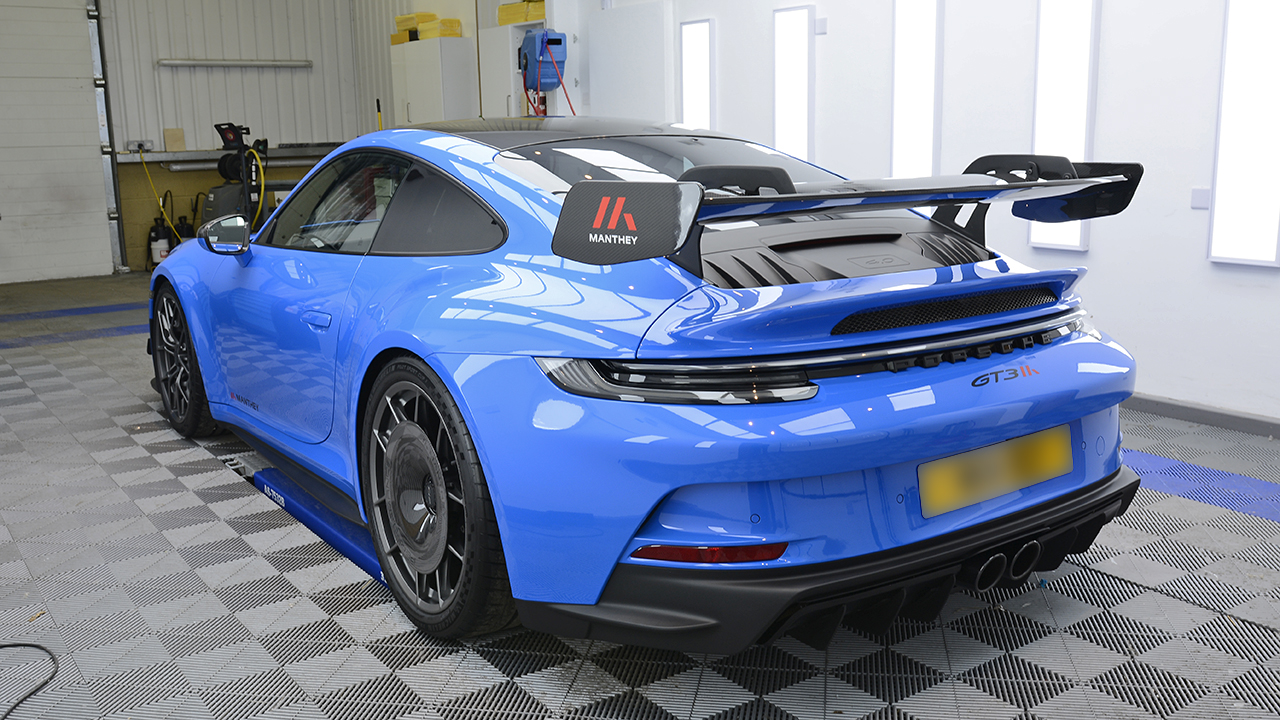 Porsche 992 GT3 after full-body PPF coverage