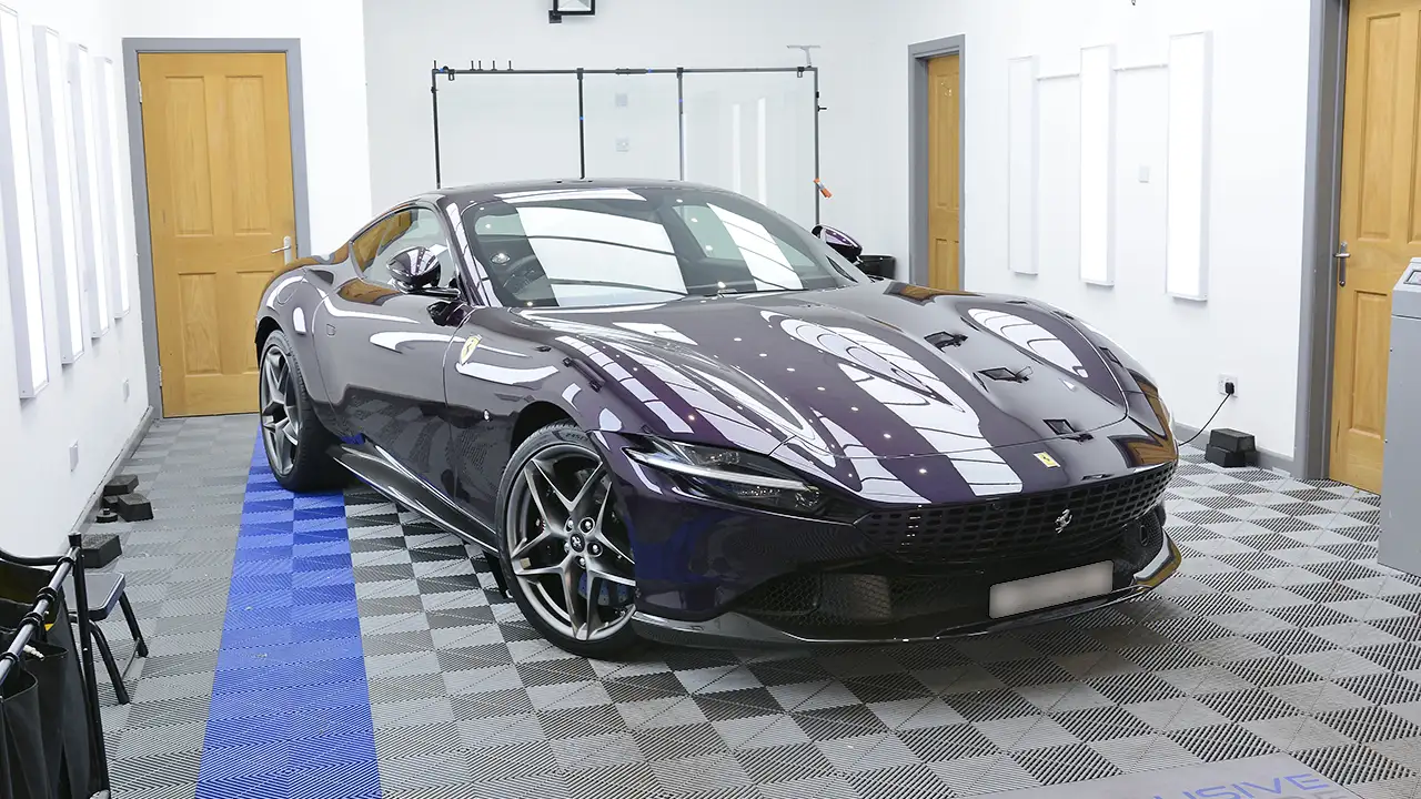Ferrari Roma PPF & Ceramic Coating Wiltshire & Bath