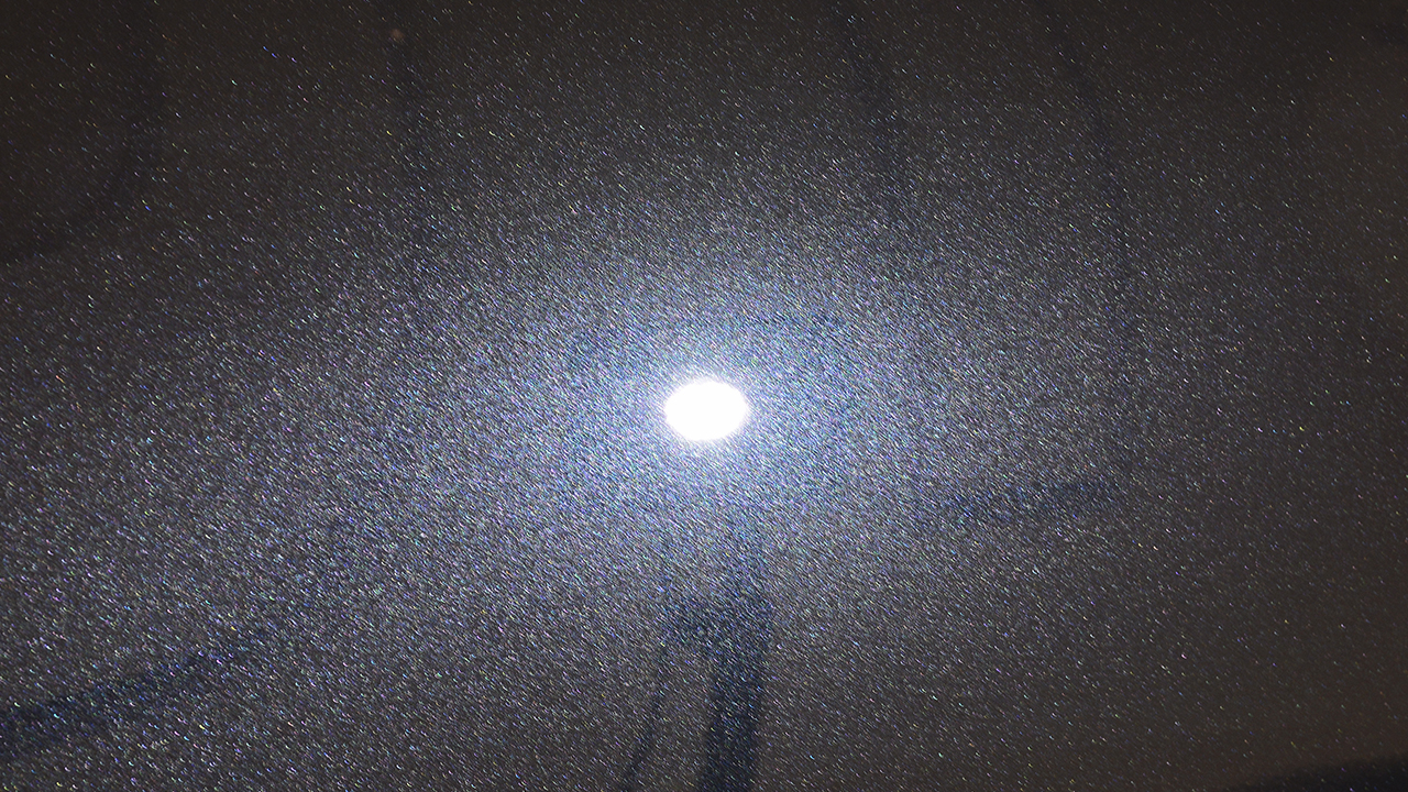 Audi RS3 Mythos Black after single-stage machine polish