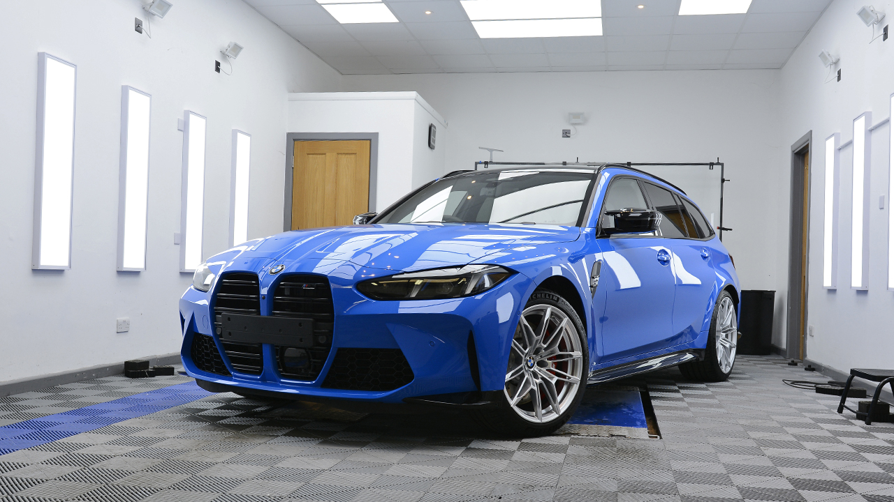 BMW M3 Touring Voodoo Blue with XPEL PPF and Gtechniq ceramic coating
