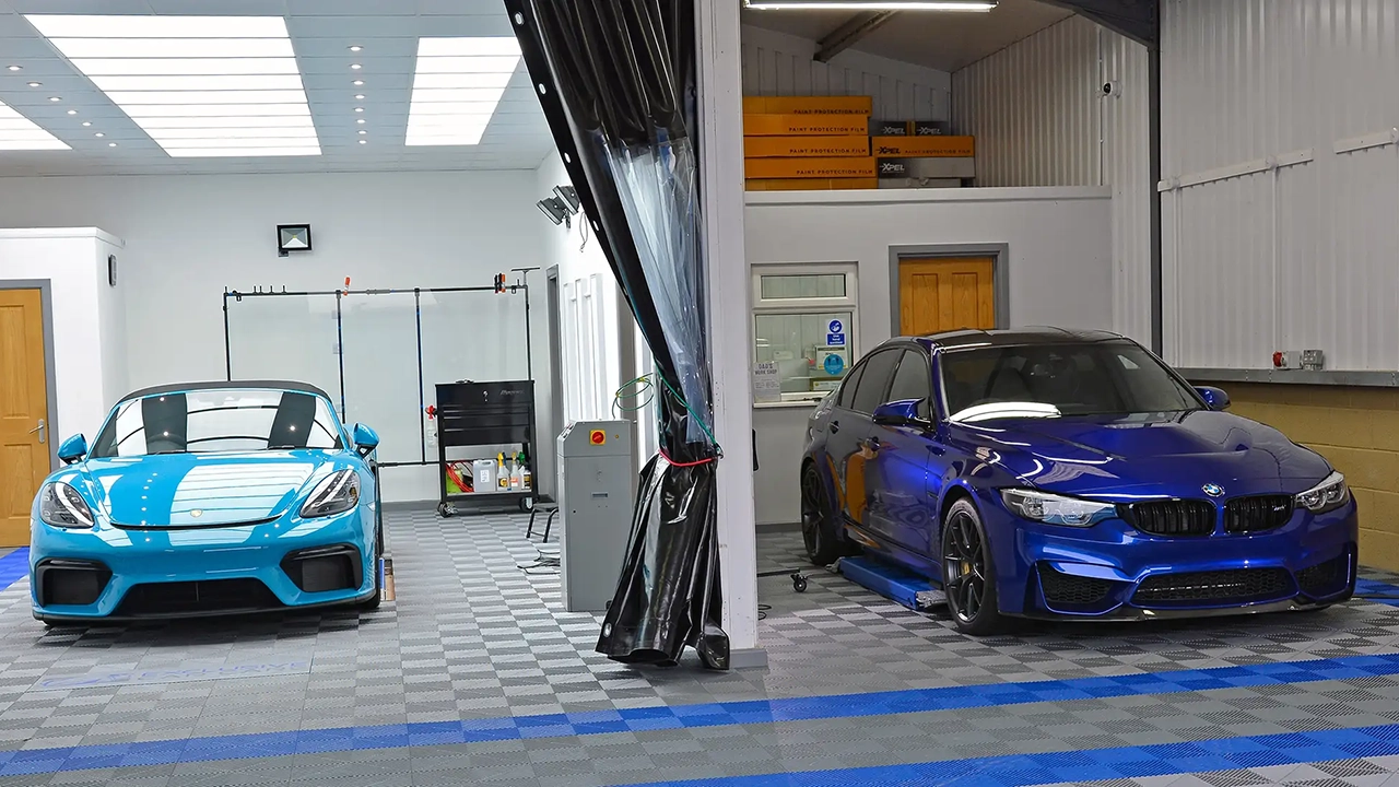 Exclusive Car Care purpose-built car detailing studio near Bath