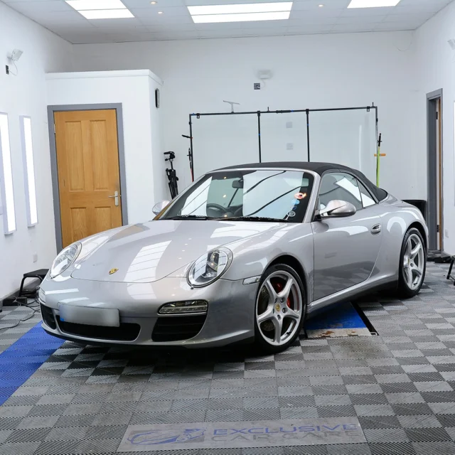#Porsche 997 Cabriolet - two stage polish with @gtechniq Coatings

✔ Wash/Decontamination process

✔ Two stage machine polish to remove swirls and light scratches

✔ Factory fitted stone guards replaced 

✔ Application of Gtechniq Crystal Serum Light topped with EXOv4 for bodywork paintwork

✔ Gtechniq C5 Wheel Armour applied to wheels & brake calipers

✔ Gtechniq G1 applied to glass/windscreen

✔ Interior given a deep clean

Are you looking to transform and protect your car? Contact us for a quote.
______________
💻 www.exclusivecarcare.co.uk
📞 01225 571161
📩 info@exclusivecarcare.co.uk

#porsche997 #porsche997 #wiltshire #gtechniqaccredited #paintprotection #ceramiccoatingprotection #carcare #porsche911 #porscheclub #porschefans #porschelove #gtechniqwiltshire #ceramiccoating