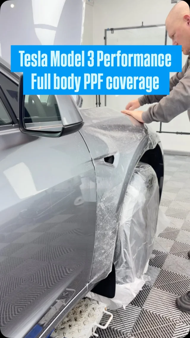 #Tesla Model 3 Performance in Quick Silver after full coverage of @xpel_uk Ultimate Plus Paint Protection Film, giving the customer complete peace of mind knowing the paintwork is fully protected against the elements.

All patterns modified and edges extended to give the best coverage.

We also coated the PPF for ease of maintenance for the customer.

Are you looking to protect your car against stone chips, scratches, swirls and road debris damage? 

Contact us for more info on our paint protection services.
__________
💻 www.exclusivecarcare.co.uk
📞 01225 571161
📩 info@exclusivecarcare.co.uk

#ppfswindon #teslamodel3 #teslamodely #ppfwiltshire
