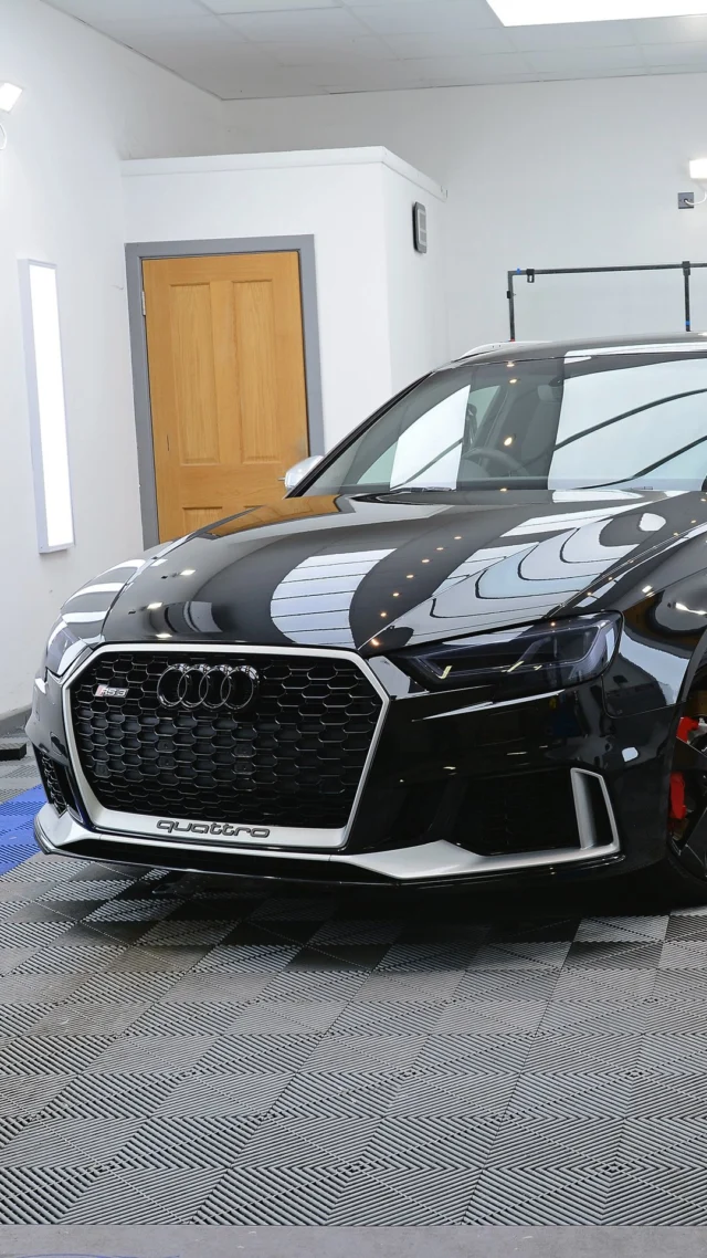 #Audi RS3 after full body coverage of @xpel_uk paint protection film. 

Fresh finish, fully body protection, ready for the road. 👌 

✔️removed old PPF from the front end, sills & front doors which had been fitted from when the car was new 8 years ago

✔️single stage machine polish carried out

✔️Xpel Ultimate Plus PPF fitted to all exterior painted panels & trim

✔️Headlights protected with Xpel Smoked Headlight Protection Film

✔️fitted new gloss black badges

Interested in protecting your vehicle? Give us a call or drop us a DM

📱www.exclusivecarcare.co.uk
📞 01225 571161
📩 info@exclusivecarcare.co.uk

#audirs3 #mythosblack #ppfwiltshire #ppfswindon