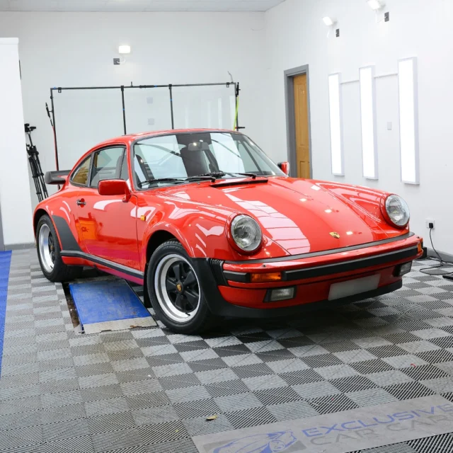 1989 #porsche 911 Supersport in Guards Red was treated to a light polish and a couple of coats of #swissvax "Best Of Show" wax. 

Are you looking to enhance and protect your car? Contact us today for a quote.
______________

💻 www.exclusivecarcare.co.uk
📞 01225 571161
📩 info@exclusivecarcare.co.uk

#classicporsche #porsche911 #guardsred #detailing