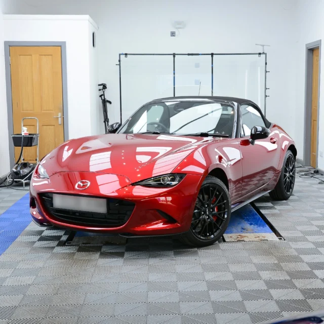 2026 Mazda MX-5 in Soul Red looking absolutely stunning 🔥

This new MX-5 came in for full coverage XPEL Paint Protection Film, giving every painted panel a near-invisible layer of protection against stone chips, road rash, bug splatter, and everyday wear.

That Soul Red finish deserves to stay looking fresh — and now it’s protected for the miles ahead.

Are you looking to protect your car? Contact us for a quote.
______________
💻 www.exclusivecarcare.co.uk
📞 01225 571161
📩 info@exclusivecarcare.co.uk

#MazdaMX5 #MX5 #SoulRed #XPEL #PaintProtectionFilm #PPF #ppfswindon #NewCarProtection